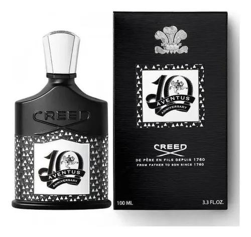 Frasco do perfume Creed Aventus 10th Anniversary Edition