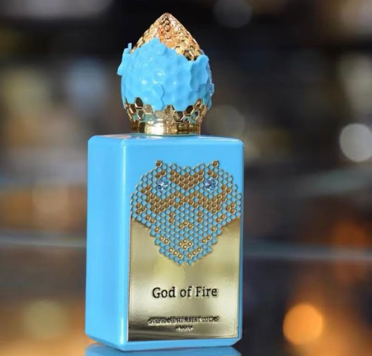 Frasco do perfume God of Fire