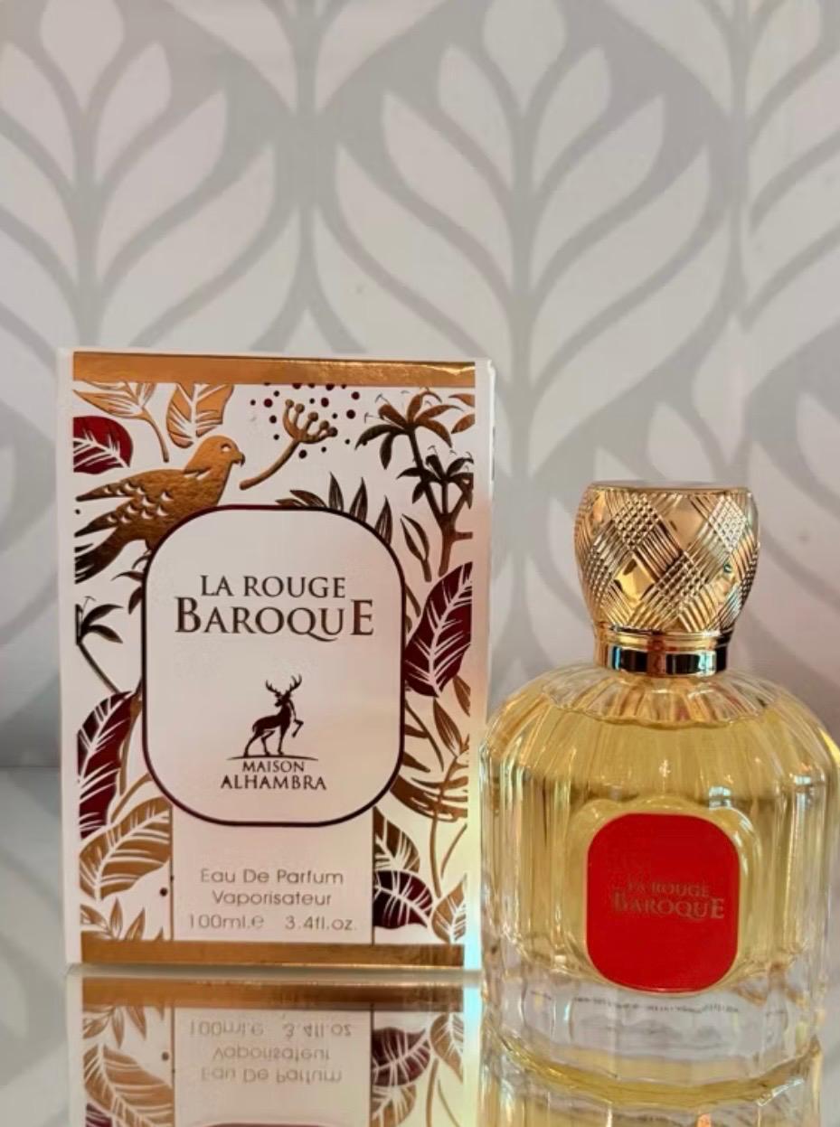 Frasco do perfume Maison Alhambra La Rouge Baroque