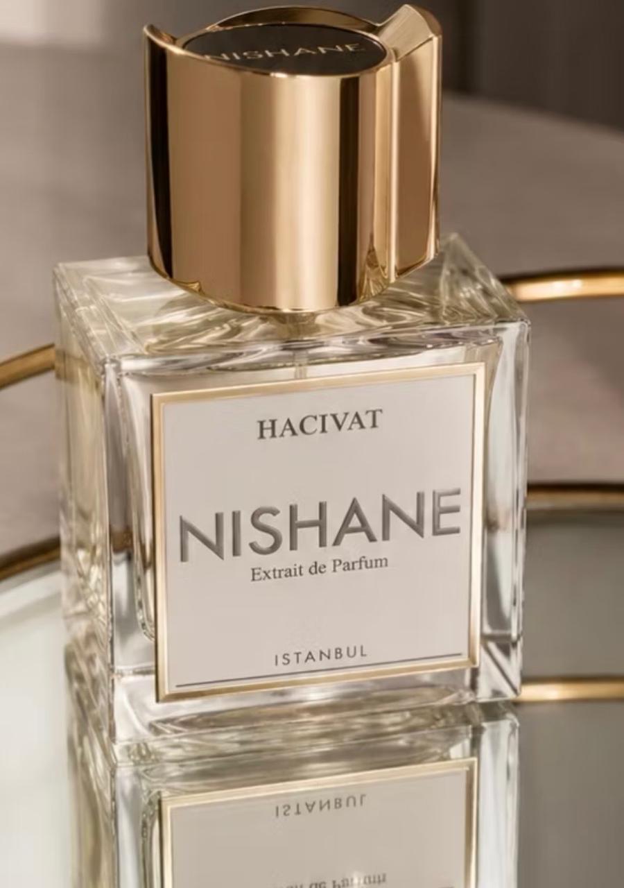 Frasco do perfume Nishane Hacivat