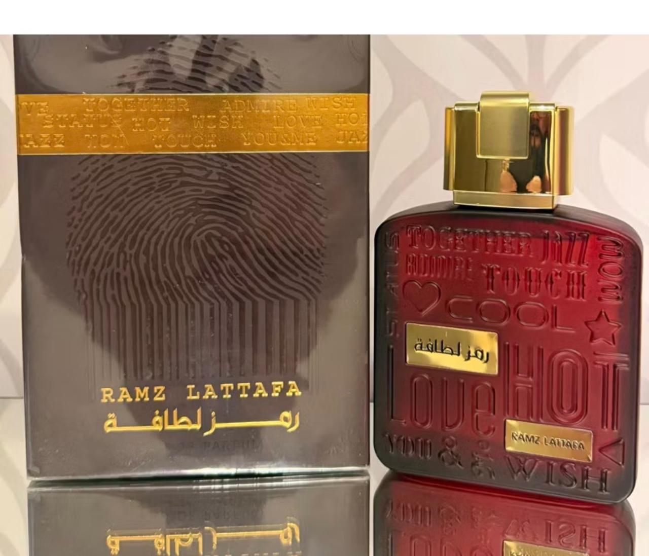 Frasco do perfume Lattafa Ramz Lattafa Gold